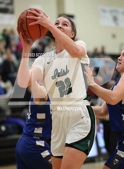 Thumbnail 2 in Danville vs Fisher Catholic (OHSAA D4 District Semifinal) photogallery.