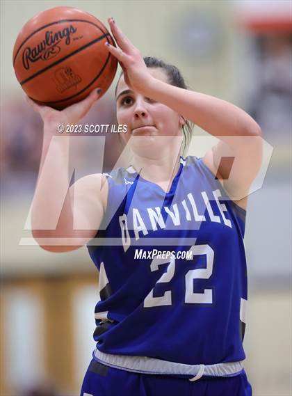 Thumbnail 2 in Danville vs Fisher Catholic (OHSAA D4 District Semifinal) photogallery.