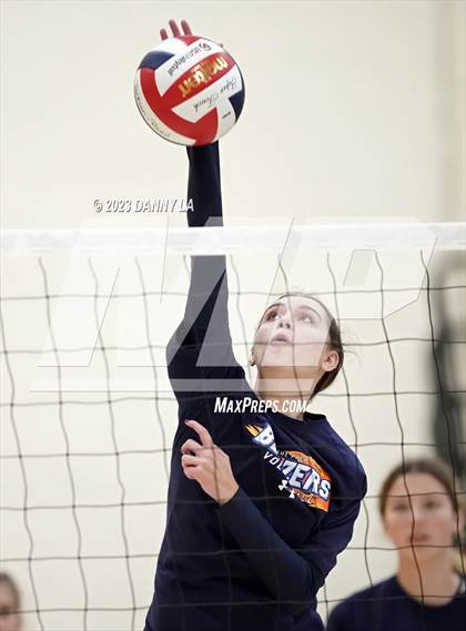 Thumbnail 2 in Flint Hill vs. Notre Dame Prep (Tiger Paws Invitational) photogallery.