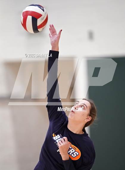Thumbnail 3 in Flint Hill vs. Notre Dame Prep (Tiger Paws Invitational) photogallery.