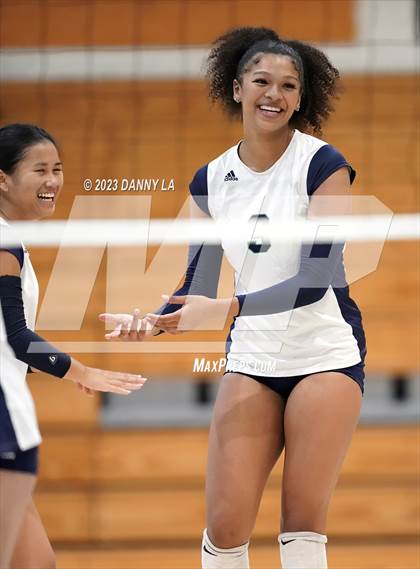 Thumbnail 3 in Flint Hill vs. Notre Dame Prep (Tiger Paws Invitational) photogallery.