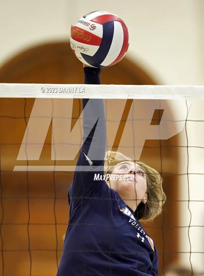 Thumbnail 2 in Flint Hill vs. Notre Dame Prep (Tiger Paws Invitational) photogallery.