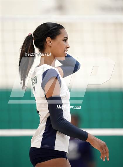 Thumbnail 3 in Flint Hill vs. Notre Dame Prep (Tiger Paws Invitational) photogallery.
