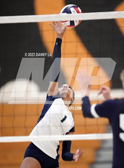 Thumbnail 2 in Flint Hill vs. Notre Dame Prep (Tiger Paws Invitational) photogallery.