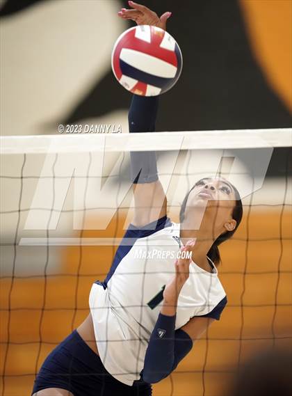 Thumbnail 3 in Flint Hill vs. Notre Dame Prep (Tiger Paws Invitational) photogallery.