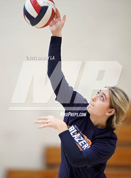 Thumbnail 3 in Flint Hill vs. Notre Dame Prep (Tiger Paws Invitational) photogallery.