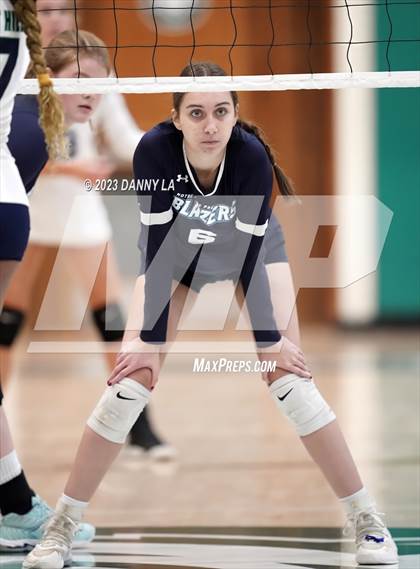 Thumbnail 1 in Flint Hill vs. Notre Dame Prep (Tiger Paws Invitational) photogallery.