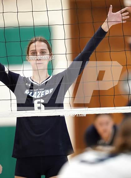 Thumbnail 3 in Flint Hill vs. Notre Dame Prep (Tiger Paws Invitational) photogallery.