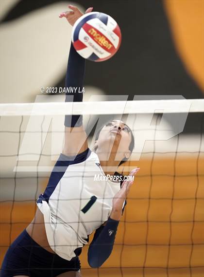 Thumbnail 3 in Flint Hill vs. Notre Dame Prep (Tiger Paws Invitational) photogallery.