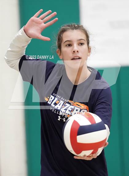 Thumbnail 1 in Flint Hill vs. Notre Dame Prep (Tiger Paws Invitational) photogallery.
