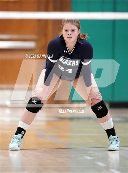 Thumbnail 2 in Flint Hill vs. Notre Dame Prep (Tiger Paws Invitational) photogallery.