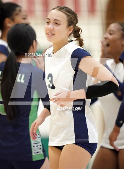 Thumbnail 3 in Flint Hill vs. Notre Dame Prep (Tiger Paws Invitational) photogallery.
