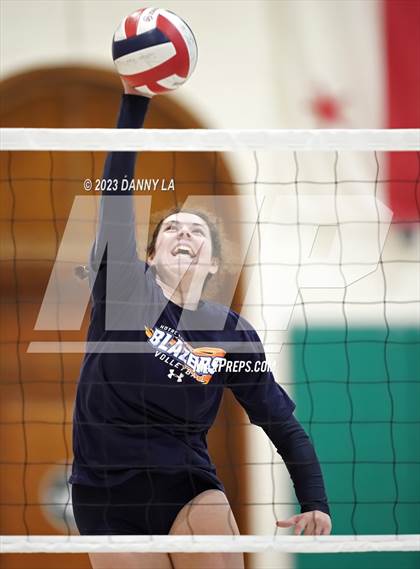 Thumbnail 3 in Flint Hill vs. Notre Dame Prep (Tiger Paws Invitational) photogallery.