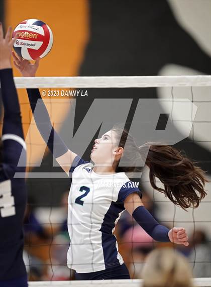 Thumbnail 2 in Flint Hill vs. Notre Dame Prep (Tiger Paws Invitational) photogallery.