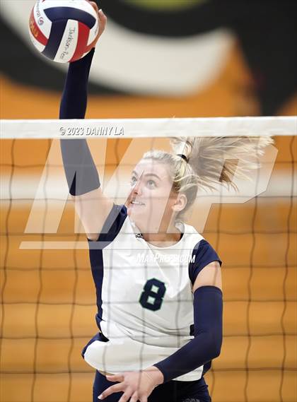 Thumbnail 3 in Flint Hill vs. Notre Dame Prep (Tiger Paws Invitational) photogallery.