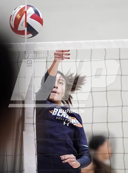 Thumbnail 2 in Flint Hill vs. Notre Dame Prep (Tiger Paws Invitational) photogallery.