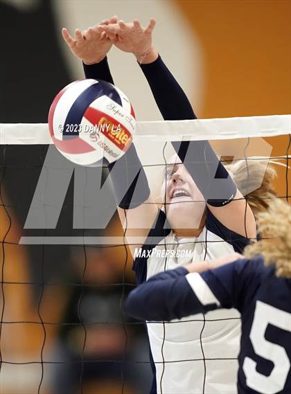 Thumbnail 2 in Flint Hill vs. Notre Dame Prep (Tiger Paws Invitational) photogallery.