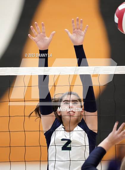 Thumbnail 3 in Flint Hill vs. Notre Dame Prep (Tiger Paws Invitational) photogallery.