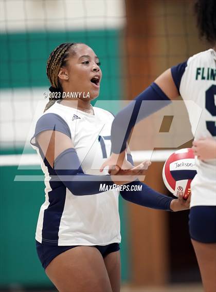 Thumbnail 3 in Flint Hill vs. Notre Dame Prep (Tiger Paws Invitational) photogallery.