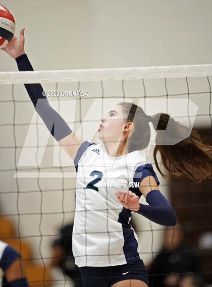 Thumbnail 3 in Flint Hill vs. Notre Dame Prep (Tiger Paws Invitational) photogallery.