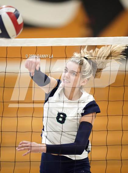 Thumbnail 2 in Flint Hill vs. Notre Dame Prep (Tiger Paws Invitational) photogallery.