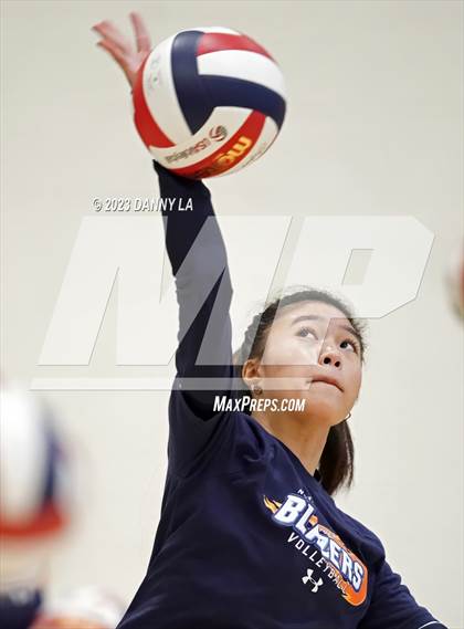 Thumbnail 2 in Flint Hill vs. Notre Dame Prep (Tiger Paws Invitational) photogallery.