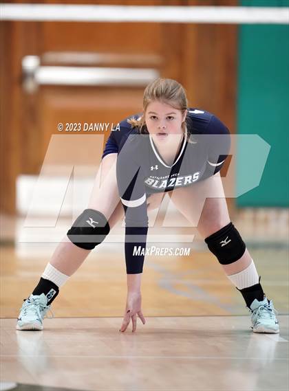 Thumbnail 3 in Flint Hill vs. Notre Dame Prep (Tiger Paws Invitational) photogallery.
