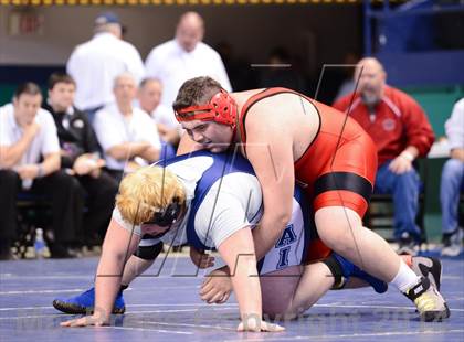 Thumbnail 2 in NCHSAA Individual Wrestling (1A, 2A, 3A and 4A Consolation Semifinals)  photogallery.