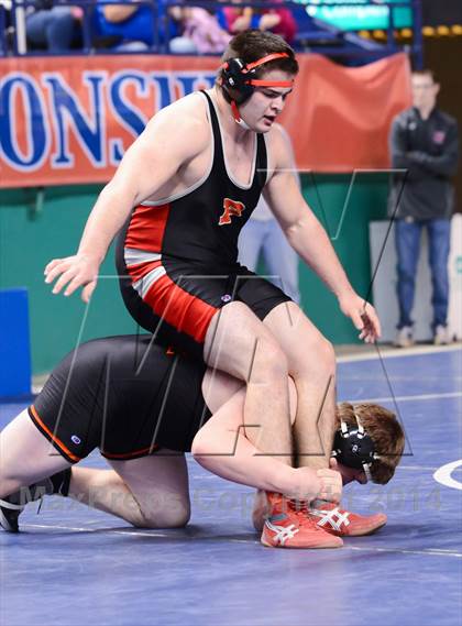 Thumbnail 1 in NCHSAA Individual Wrestling (1A, 2A, 3A and 4A Consolation Semifinals)  photogallery.