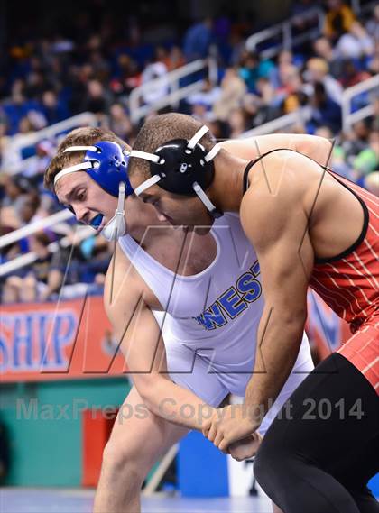 Thumbnail 3 in NCHSAA Individual Wrestling (1A, 2A, 3A and 4A Consolation Semifinals)  photogallery.