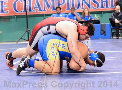 Thumbnail 3 in NCHSAA Individual Wrestling (1A, 2A, 3A and 4A Consolation Semifinals)  photogallery.