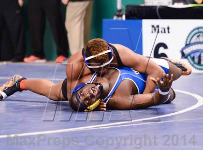 Thumbnail 3 in NCHSAA Individual Wrestling (1A, 2A, 3A and 4A Consolation Semifinals)  photogallery.