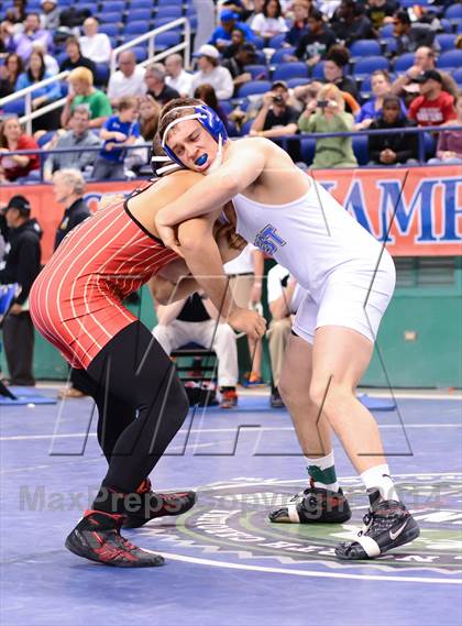 Thumbnail 2 in NCHSAA Individual Wrestling (1A, 2A, 3A and 4A Consolation Semifinals)  photogallery.