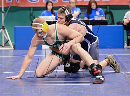 Thumbnail 3 in NCHSAA Individual Wrestling (1A, 2A, 3A and 4A Consolation Semifinals)  photogallery.