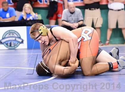 Thumbnail 3 in NCHSAA Individual Wrestling (1A, 2A, 3A and 4A Consolation Semifinals)  photogallery.