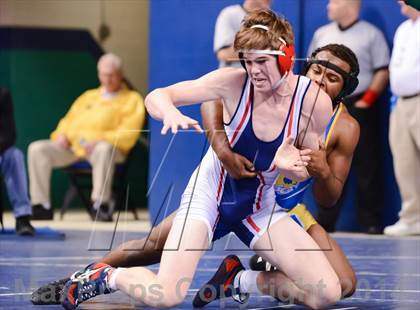 Thumbnail 2 in NCHSAA Individual Wrestling (1A, 2A, 3A and 4A Consolation Semifinals)  photogallery.