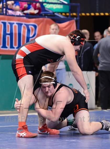 Thumbnail 3 in NCHSAA Individual Wrestling (1A, 2A, 3A and 4A Consolation Semifinals)  photogallery.