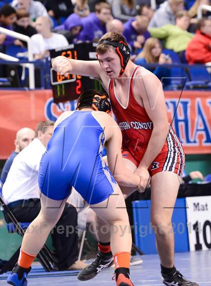 Thumbnail 1 in NCHSAA Individual Wrestling (1A, 2A, 3A and 4A Consolation Semifinals)  photogallery.