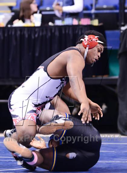 Thumbnail 1 in NCHSAA Individual Wrestling (1A, 2A, 3A and 4A Consolation Semifinals)  photogallery.