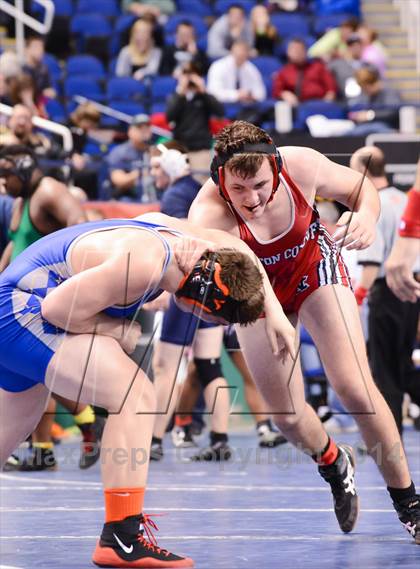Thumbnail 3 in NCHSAA Individual Wrestling (1A, 2A, 3A and 4A Consolation Semifinals)  photogallery.
