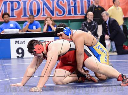 Thumbnail 2 in NCHSAA Individual Wrestling (1A, 2A, 3A and 4A Consolation Semifinals)  photogallery.