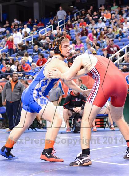 Thumbnail 1 in NCHSAA Individual Wrestling (1A, 2A, 3A and 4A Consolation Semifinals)  photogallery.