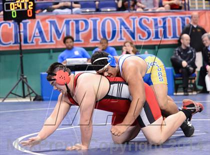 Thumbnail 3 in NCHSAA Individual Wrestling (1A, 2A, 3A and 4A Consolation Semifinals)  photogallery.