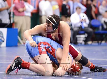 Thumbnail 1 in NCHSAA Individual Wrestling (1A, 2A, 3A and 4A Consolation Semifinals)  photogallery.