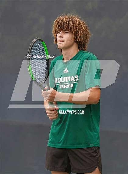 Thumbnail 2 in Lovett vs. Aquinas (GHSA Private Round 2) photogallery.