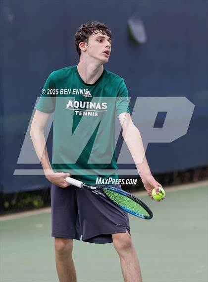 Thumbnail 2 in Lovett vs. Aquinas (GHSA Private Round 2) photogallery.