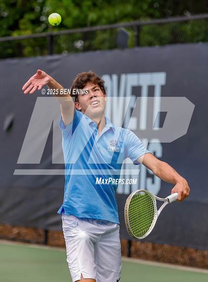 Thumbnail 1 in Lovett vs. Aquinas (GHSA Private Round 2) photogallery.
