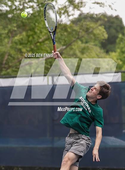 Thumbnail 2 in Lovett vs. Aquinas (GHSA Private Round 2) photogallery.