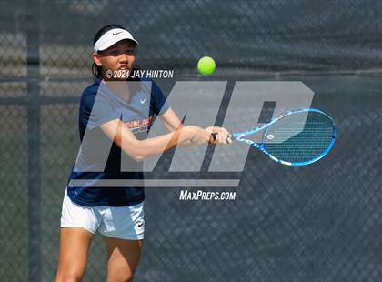 Thumbnail 3 in Allen vs Seven Lakes (UIL 6A Tennis Semifinal) photogallery.