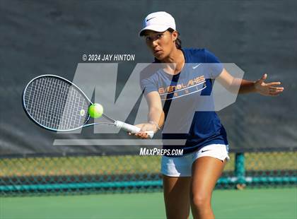 Thumbnail 2 in Allen vs Seven Lakes (UIL 6A Tennis Semifinal) photogallery.
